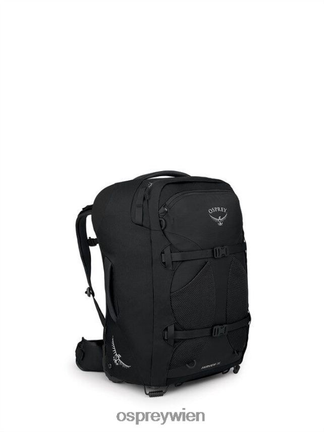 Frauen Fairview Reiserucksack mit Rollen, 36 l/21,5 Zoll Räder | Reiserucksack, Handgepäck Osprey Schwarz Koffer J4028N546