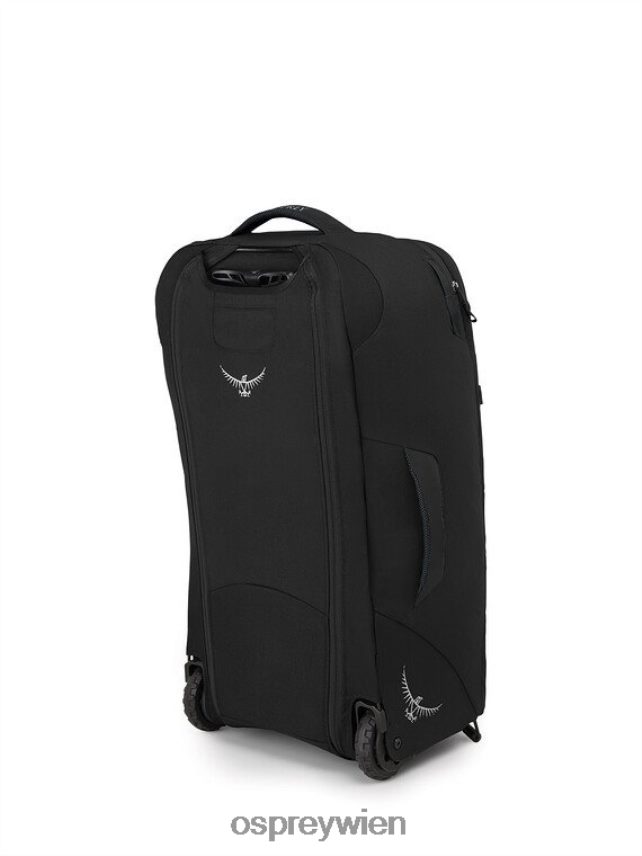 Frauen Fairview-Reiserucksack mit Rollen, 65 l/27,5-Zoll-Räder | Reiserucksack-Handgepäck Osprey Schwarz Gepäckpaket J4028N523