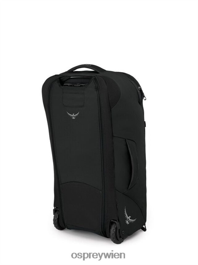 Männer Farpoint-Reiserucksack mit Rollen, 65 l/27,5-Zoll-Räder | Reiserucksack-Handgepäck Osprey Schwarz Gepäckpaket J4028N525