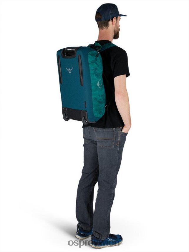 unisex Daylite Handgepäck-Reisetasche mit Rollen 40 Osprey Palmblatt-Druck Koffer J4028N538