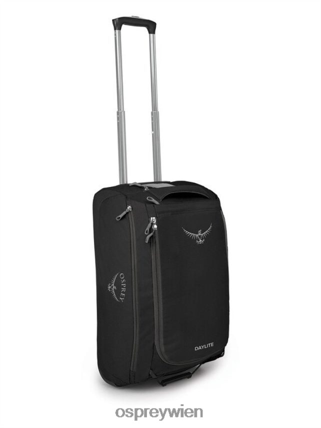 unisex Daylite Handgepäck-Reisetasche mit Rollen 40 Osprey Schwarz Koffer J4028N540