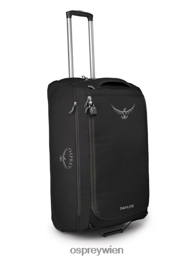 unisex Daylite Reisetasche mit Rollen 85 Osprey Schwarz Koffer J4028N629