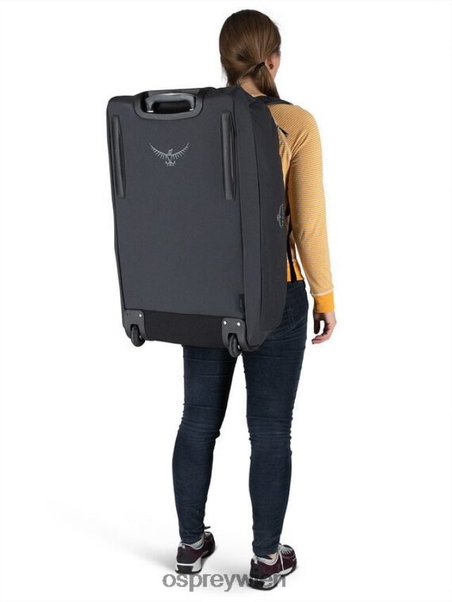 unisex Daylite Reisetasche mit Rollen 85 Osprey Schwarz Koffer J4028N629