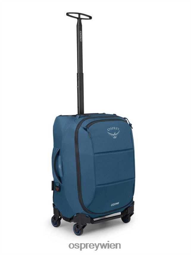 unisex Ozone 4-Rad-Handgepäck 38l/21,5" Räder | Ultraleichtes Reisen Osprey Küstenblau Koffer J4028N535