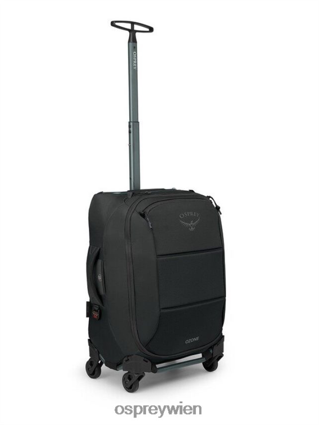 unisex Ozone 4-Rad-Handgepäck 38l/21,5" Räder | Ultraleichtes Reisen Osprey Schwarz Koffer J4028N536