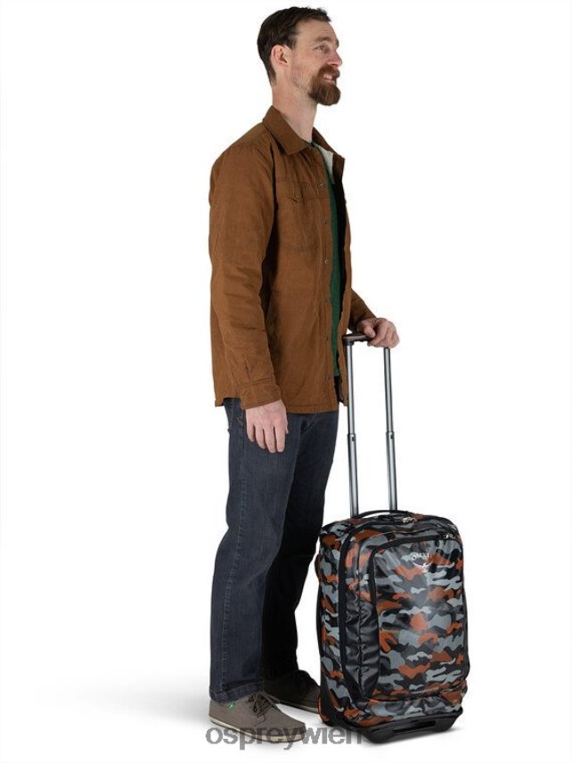 unisex Transporter-Handgepäck auf Rädern 38 Handgepäck auf Rädern Osprey Schwarz Koffer J4028N529