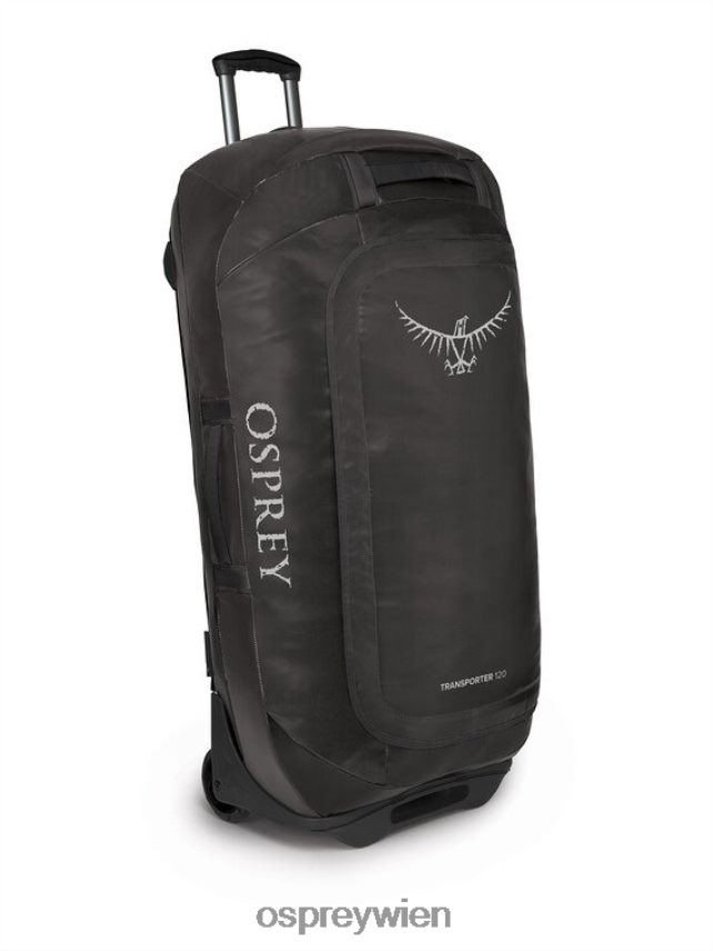 unisex Transporter-Reisetasche mit Rollen 120 Reiseräder | Zahnradtransporter Osprey Schwarz Koffer J4028N626