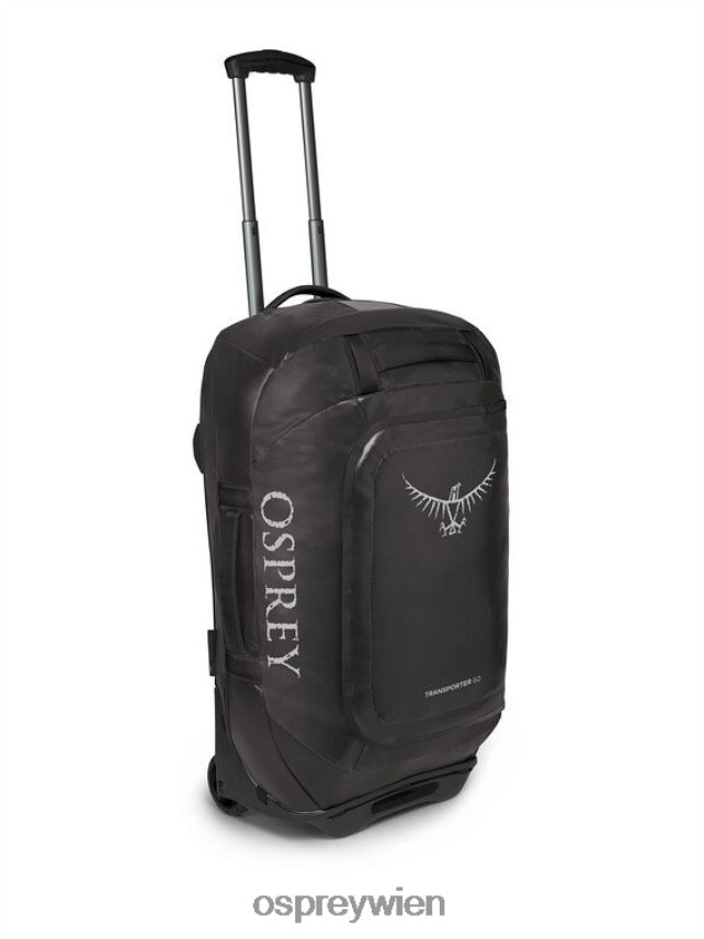 unisex Transporter-Reisetasche mit Rollen 60 Reiseräder | Zahnradtransporter Osprey Schwarz Koffer J4028N621