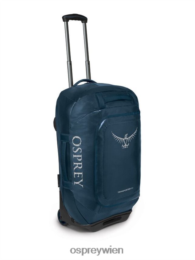 unisex Transporter-Reisetasche mit Rollen 60 Reiseräder | Zahnradtransporter Osprey Venturiblau Koffer J4028N619
