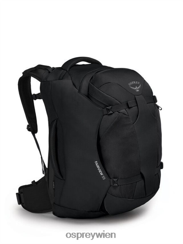 Frauen Fairview 55 Reisepaket Reisepaket Osprey Schwarz Gepäckpaket J4028N510