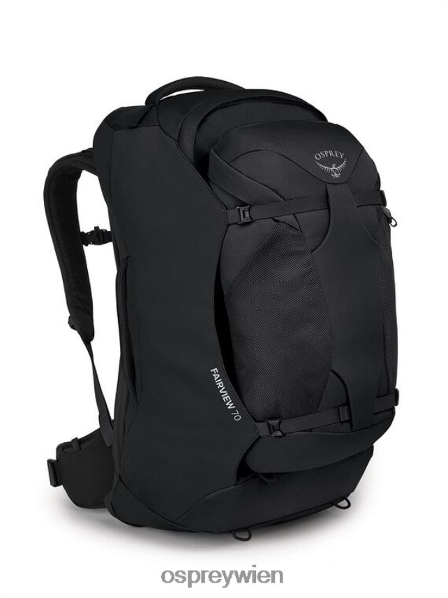 Frauen Fairview 70 Reisepaket Reisepaket Osprey Schwarz Gepäckpaket J4028N513