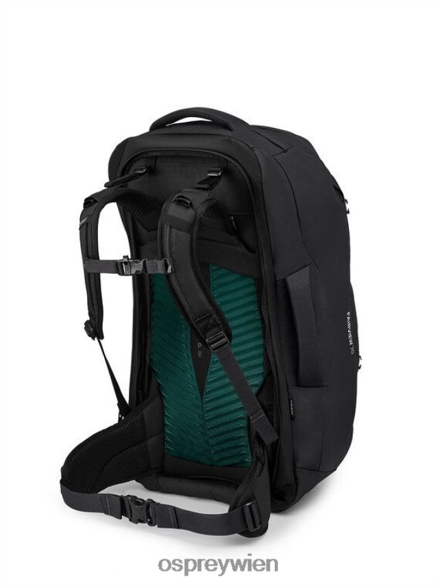 Frauen Fairview 70 Reisepaket Reisepaket Osprey Schwarz Gepäckpaket J4028N513