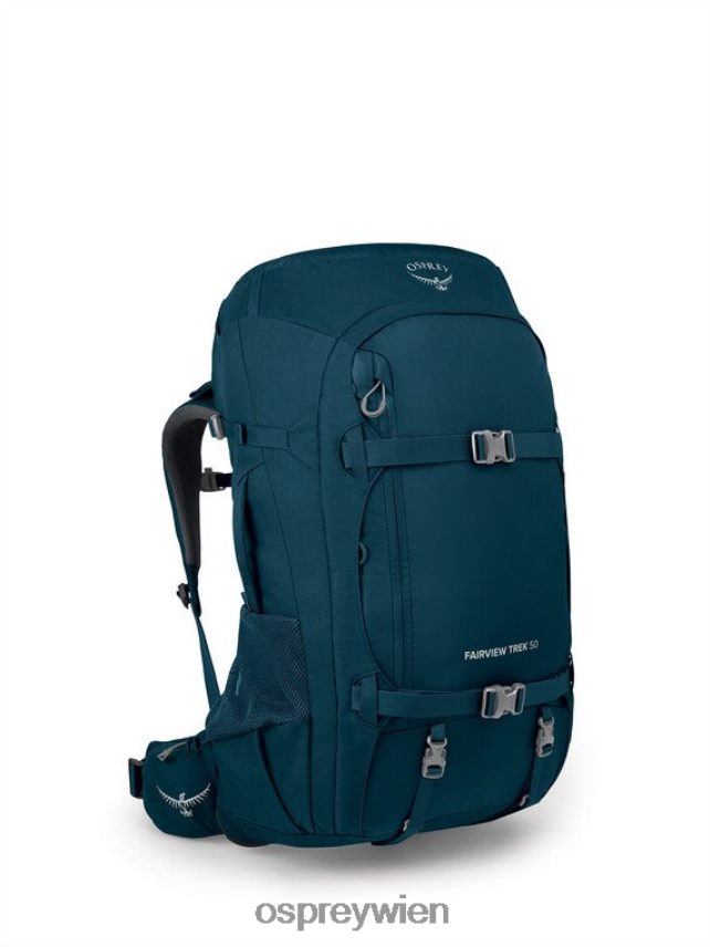 Frauen Fairview Trek 50 Reisen | Trekking Osprey Nachtdschungelblau Gepäckpaket J4028N499