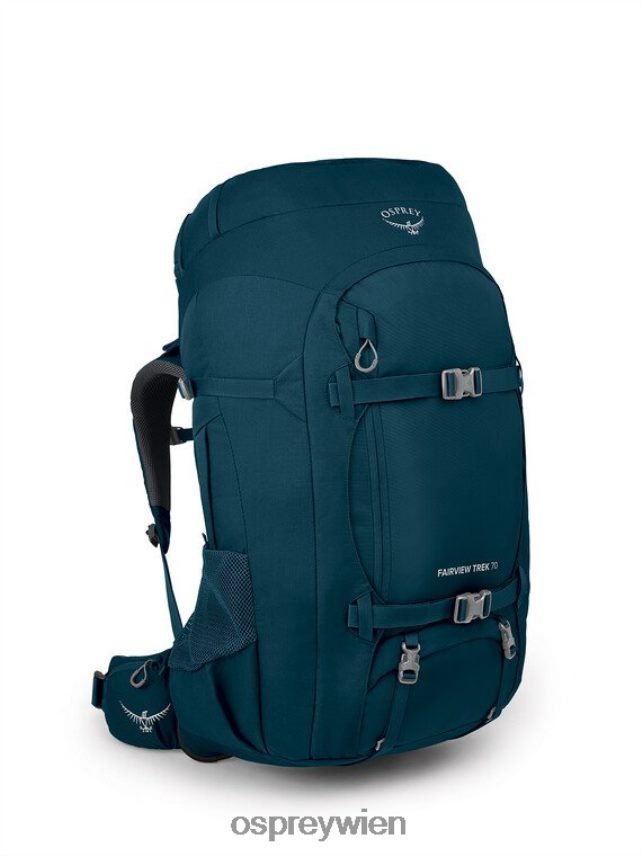 Frauen Fairview Trek 70 Reisen | Trekking Osprey Nachtdschungelblau Gepäckpaket J4028N501
