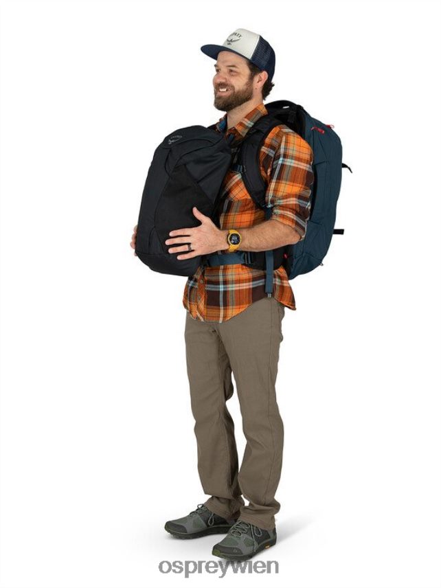 Männer Farpoint 40 Reisepaket Reisepaket Osprey Gopher grün Tasche J4028N550