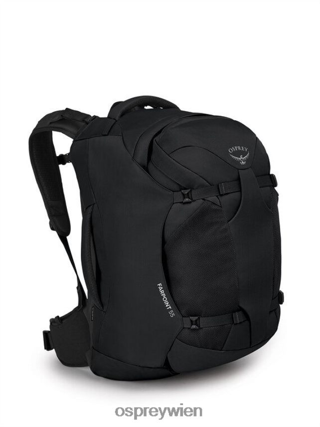 Männer Farpoint 55 Reisepaket Reisepaket Osprey Schwarz Gepäckpaket J4028N517