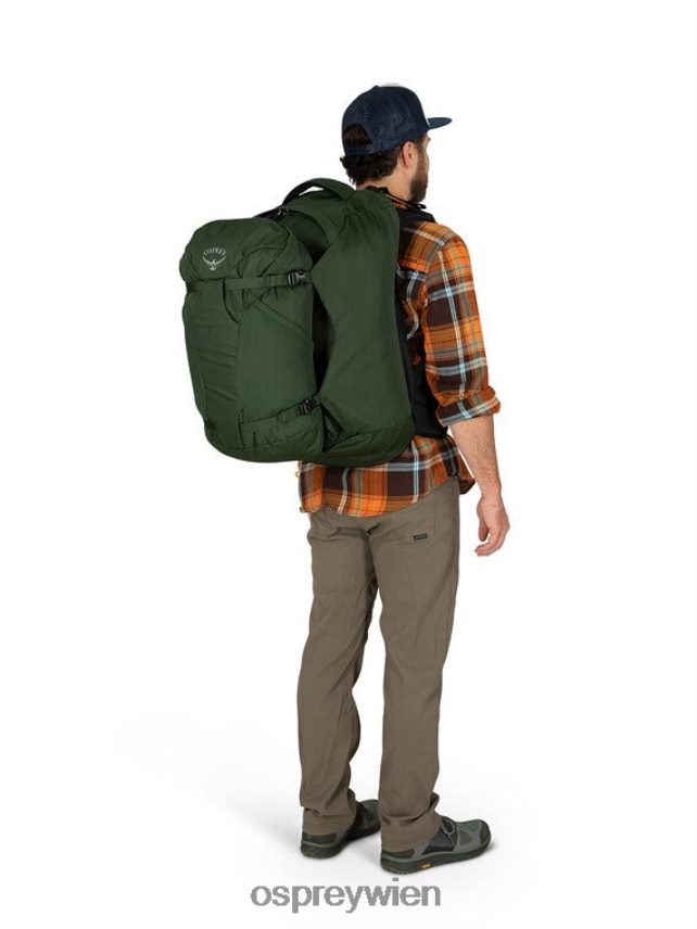 Männer Farpoint 55 Reisepaket Reisepaket Osprey Schwarz Gepäckpaket J4028N517