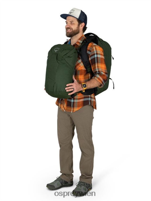 Männer Farpoint 55 Reisepaket Reisepaket Osprey Schwarz Gepäckpaket J4028N517