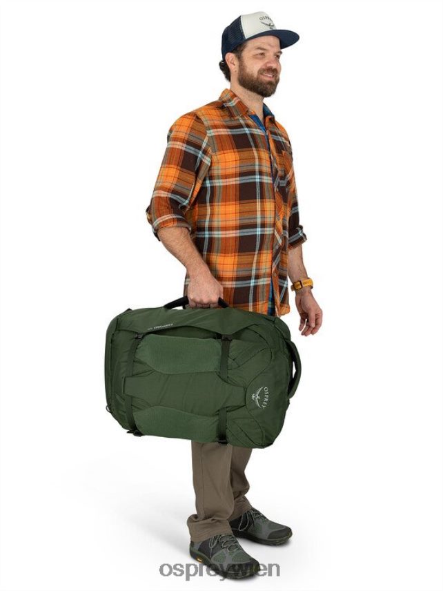 Männer Farpoint 55 Reisepaket Reisepaket Osprey Tunnelblick grau Gepäckpaket J4028N515