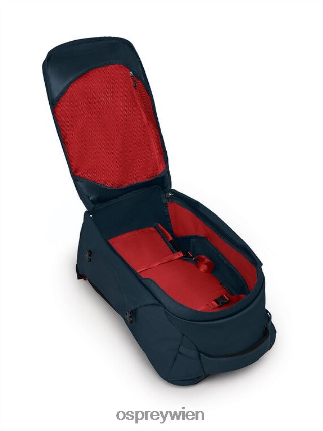 Männer Farpoint 55 Reisepaket Reisepaket Osprey gedämpftes Weltraumblau Gepäckpaket J4028N516