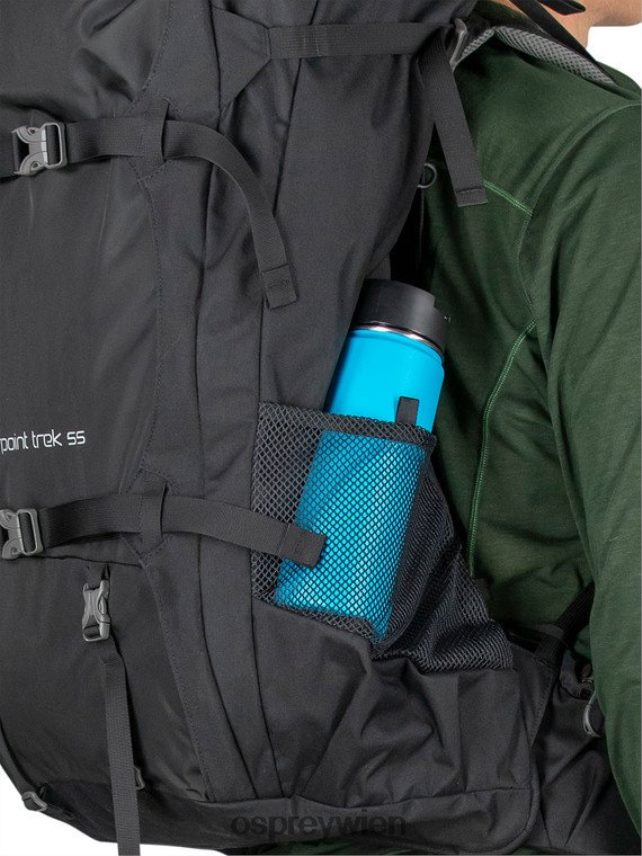 Männer Farpoint Trek 55 Reisen | Trekking Osprey Schwarz Gepäckpaket J4028N504