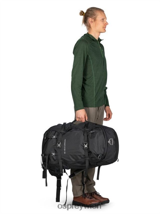 Männer Farpoint Trek 55 Reisen | Trekking Osprey gedämpftes Weltraumblau Gepäckpaket J4028N503