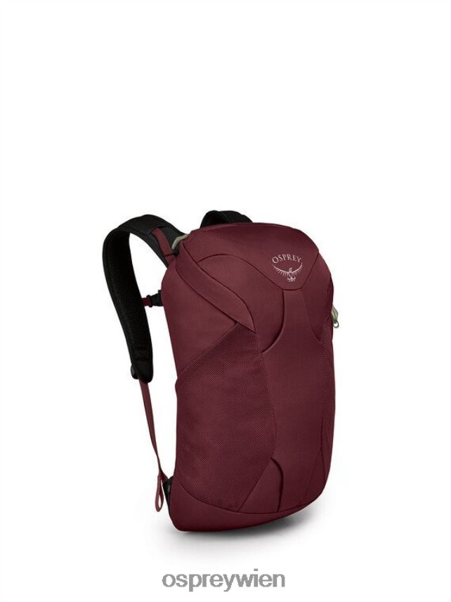 unisex Fernpunkt | Fairview Travel Daypack Reiserucksack Osprey Zirkon rot Tasche J4028N562
