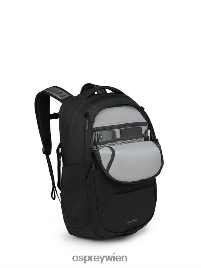 unisex Ozone Laptop-Rucksack für ultraleichte Reisen Osprey Schwarz Tasche J4028N590