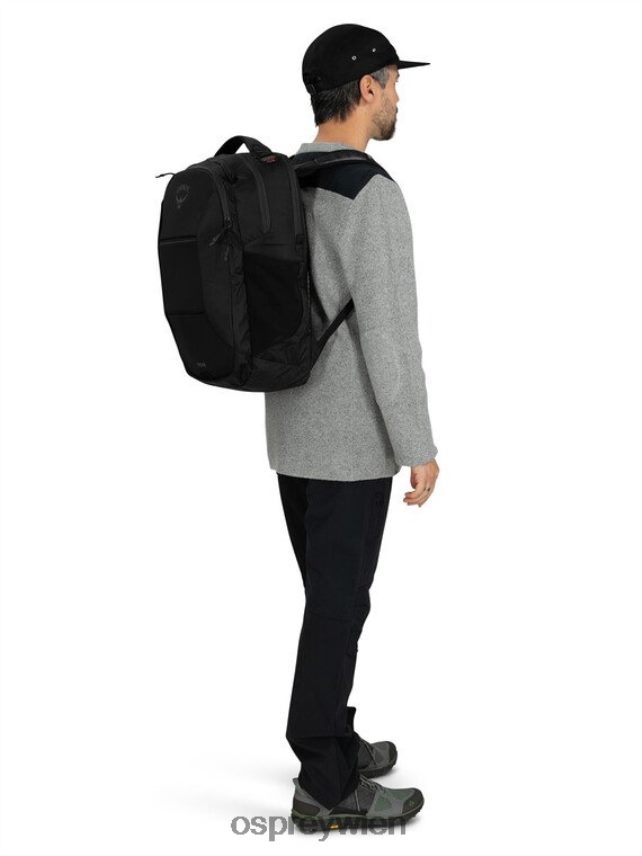unisex Ozone Laptop-Rucksack für ultraleichte Reisen Osprey Schwarz Tasche J4028N590