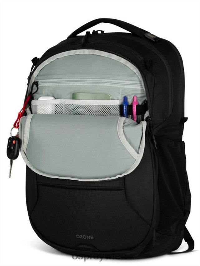 unisex Ozone Laptop-Rucksack für ultraleichte Reisen Osprey Schwarz Tasche J4028N590