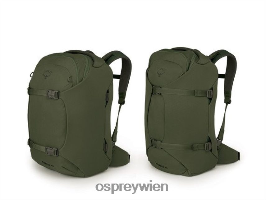 unisex Porter-Reisepaket 46 Reisen Osprey Heuballen grün Tasche J4028N565