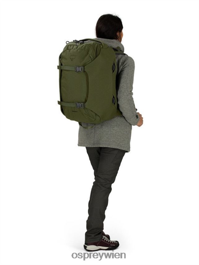 unisex Porter-Reisepaket 46 Reisen Osprey Heuballen grün Tasche J4028N565