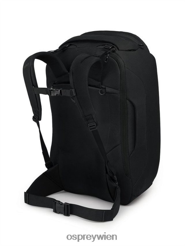 unisex Porter-Reisepaket 65 Reisen Osprey Schwarz Gepäckpaket J4028N527