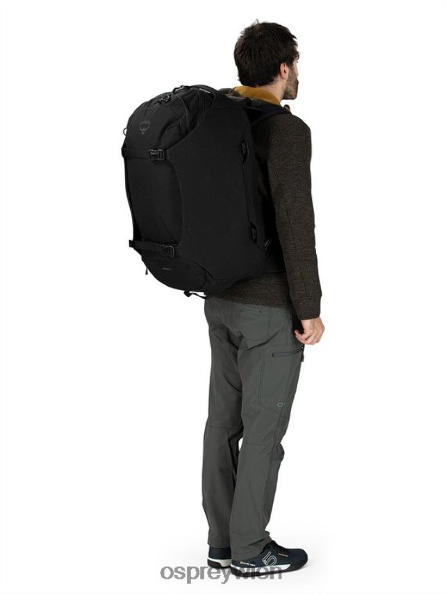 unisex Porter-Reisepaket 65 Reisen Osprey Schwarz Gepäckpaket J4028N527
