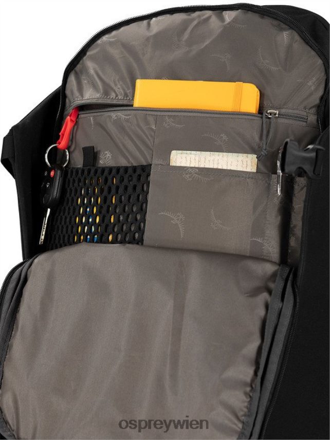 unisex Porter-Reisepaket 65 Reisen Osprey Schwarz Gepäckpaket J4028N527