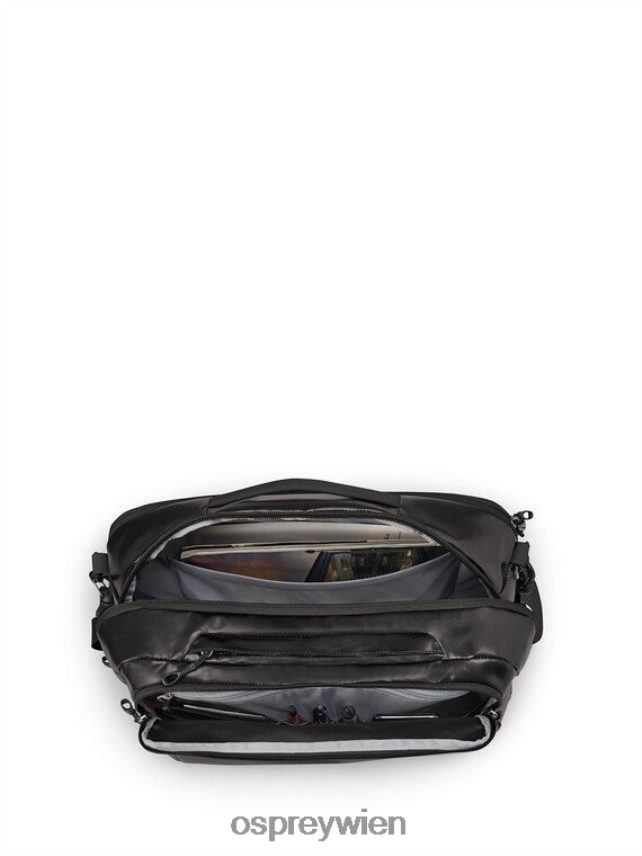 unisex Transporter Bordtasche Reisen Osprey Schwarz Tasche J4028N589
