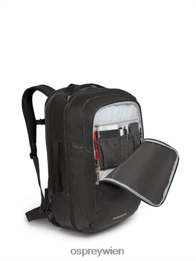 unisex Transporter Carry-on 44 Handgepäcktasche Osprey Schwarz Tasche J4028N574