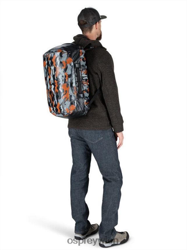 unisex Transporter Duffel 40 Expedition Duffel Osprey Schwarz Tasche J4028N572