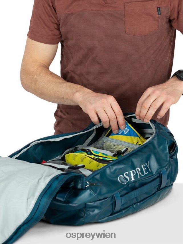 unisex Transporter Duffel 40 Expedition Duffel Osprey Schwarz Tasche J4028N572