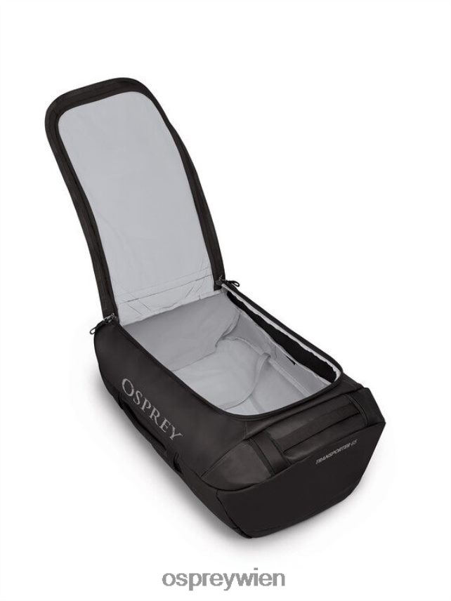 unisex Transporter Duffel 65 Expedition Duffel Osprey Schwarz Tasche J4028N597