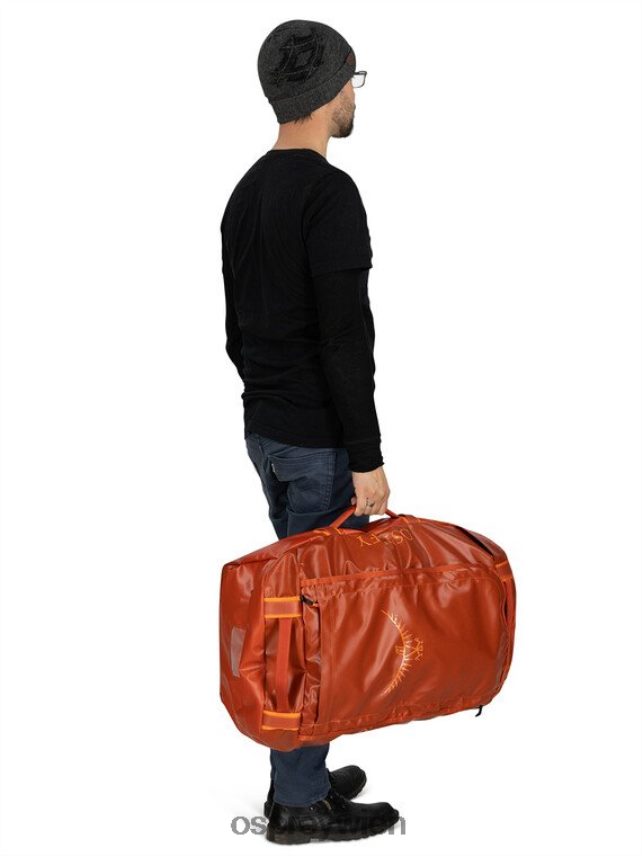 unisex Transporter Duffel 65 Expedition Duffel Osprey orangefarbene Morgendämmerung Tasche J4028N596
