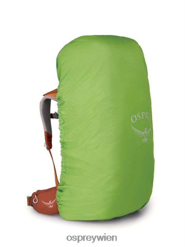 Kinder Ace 50 Backpacking (8–14 Jahre) Osprey orangefarbener Sonnenuntergang Rucksack J4028N486