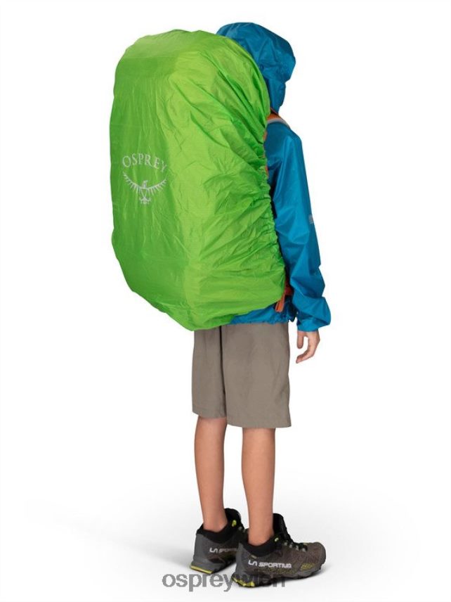 Kinder Ace 50 Backpacking (8–14 Jahre) Osprey orangefarbener Sonnenuntergang Rucksack J4028N486