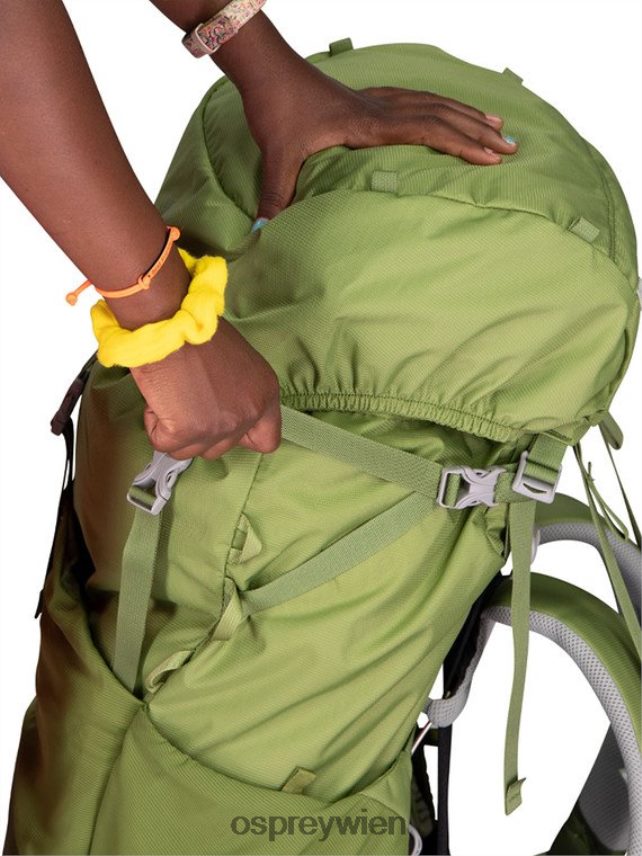 Kinder Ace 75 Backpacking (12–17 Jahre) Osprey Venture Green Rucksack J4028N487