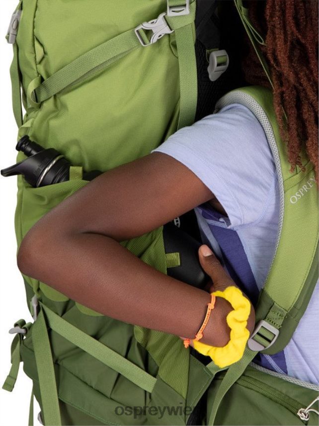 Kinder Ace 75 Backpacking (12–17 Jahre) Osprey Venture Green Rucksack J4028N487