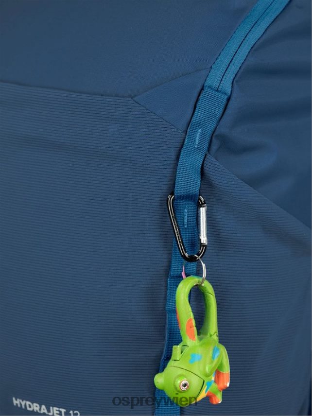 Kinder Hydrajet 12 Wandern | Flüssigkeitszufuhr (4-12 Jahre) Osprey Welle blau Rucksack J4028N413