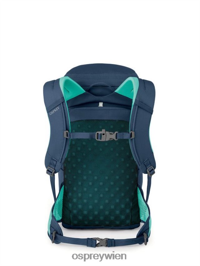 Kinder Jet 18 Wandern (8-14 Jahre) Osprey Welle blau Rucksack J4028N357