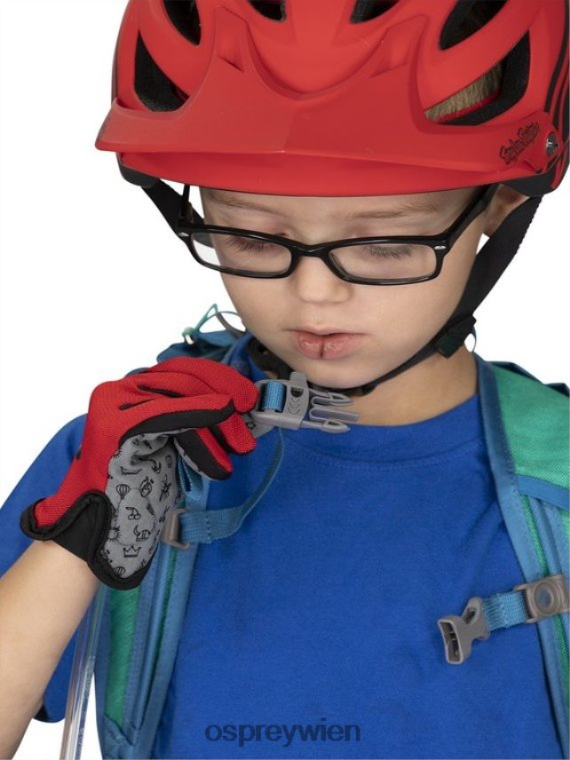Kinder Moki 1,5 Radfahren (4-12 Jahre) Osprey Ventana-Rot Rucksack J4028N159