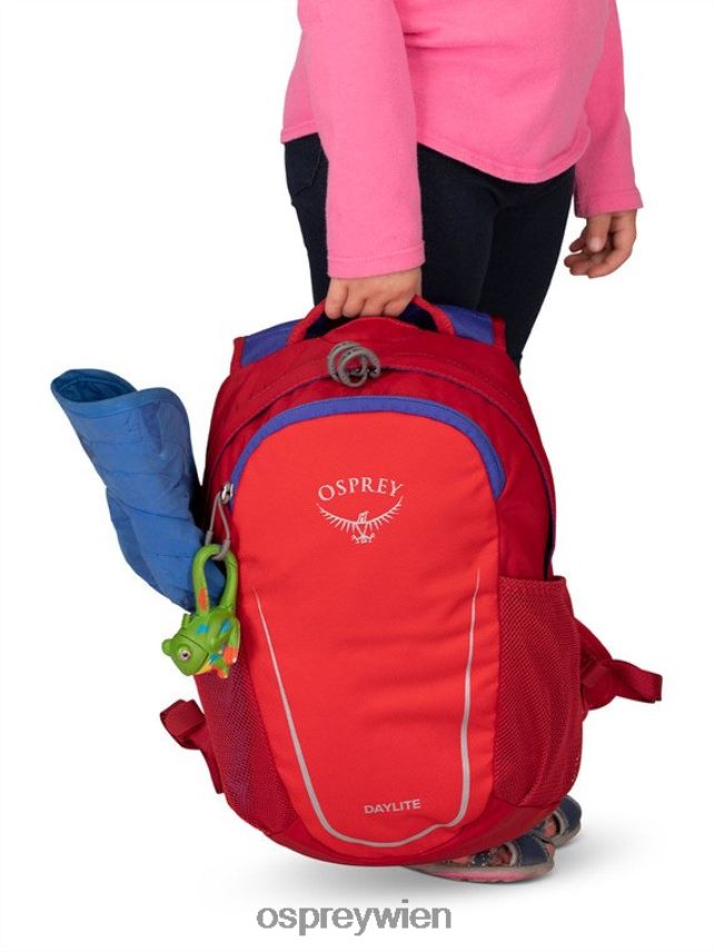 Kinder daylite täglich (4-12 Jahre) Osprey Korallenleben-Druck grün Rucksack J4028N362