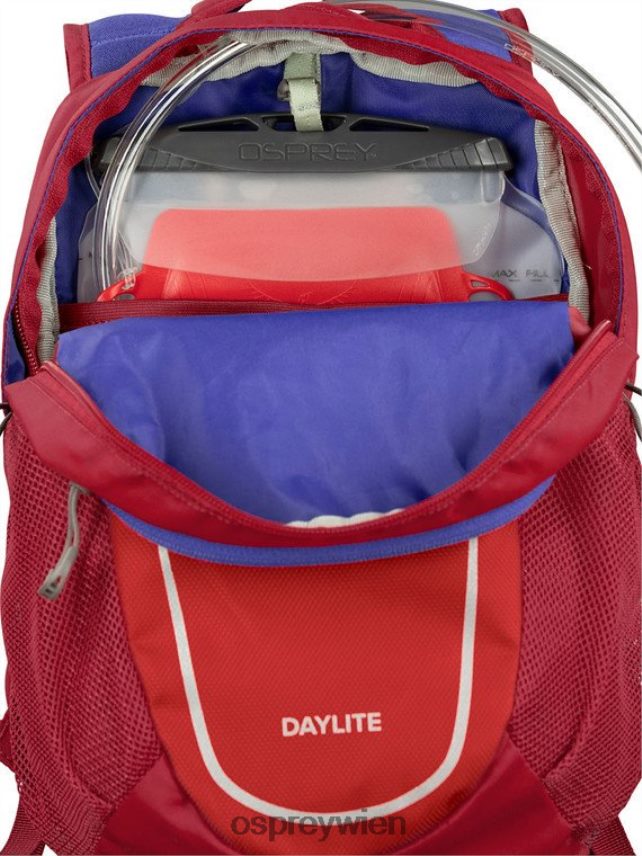 Kinder daylite täglich (4-12 Jahre) Osprey kosmisches Rot Rucksack J4028N360